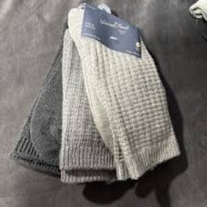NEW Universal Thread Dark Gray Knit Socks 3pack
